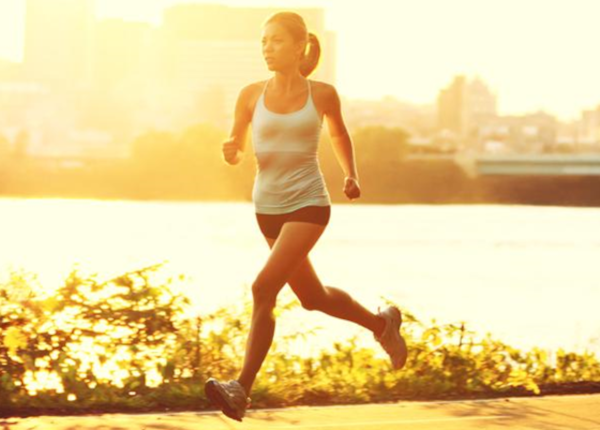 woman running for exercise